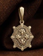 Образок из лимонного золота 585 пробы