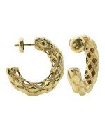 Серьги из лимонного золота 585 пробы