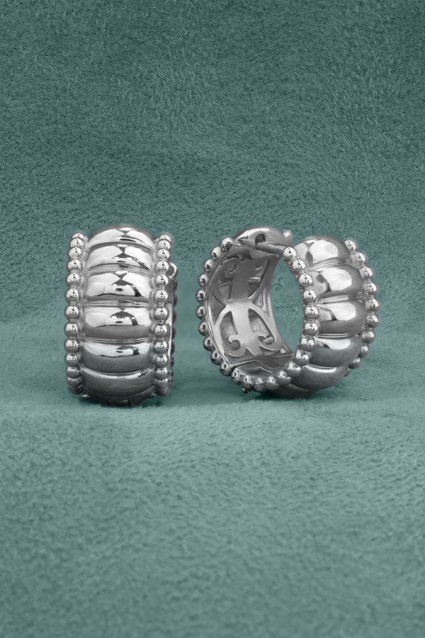 Серьги из белого золота 585 пробы