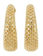 Серьги из лимонного золота 585 пробы